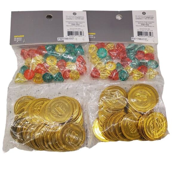 Treasure Chest Gems and Treasure Chest Gold Coins Toys - Picture 6 of 6
